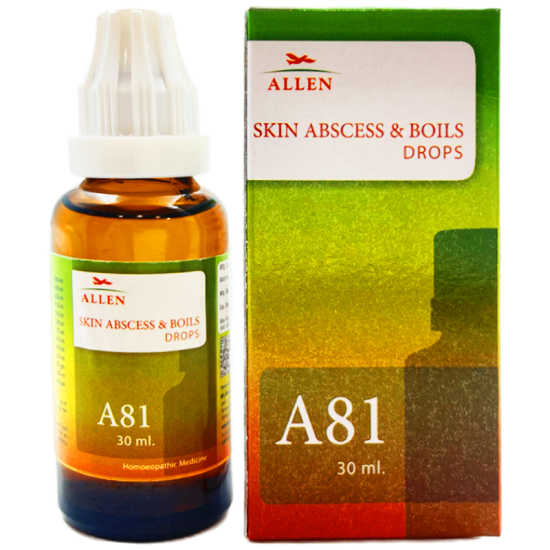 Allen A81 Skin Abscess & Boils Drops Allen A81 Skin Abscess & Boils Drops