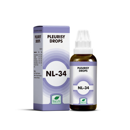 NEW LIFE NL 34 (Pleurisy Drops)