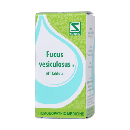 Willmar Schwabe India Fucus Vesiculosus 1X MT Tablets Willmar Schwabe India Fucus Vesiculosus 1X MT Tablets