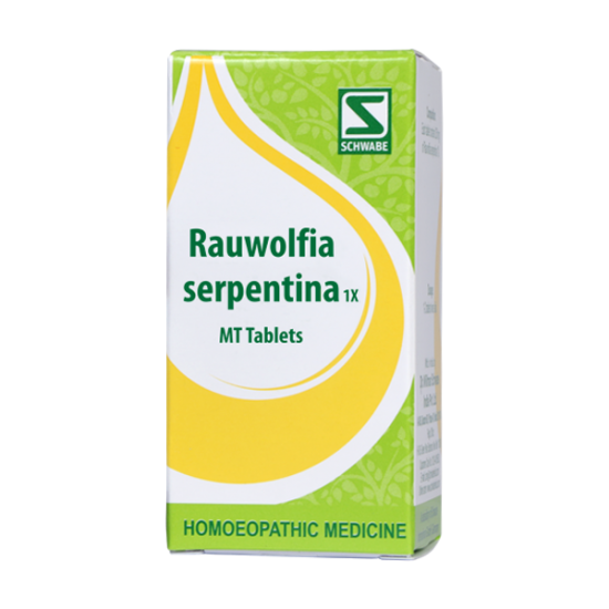 Willmar Schwabe India Rauvolfia Serpentina 1X MT Tablets Willmar Schwabe India Rauvolfia Serpentina 1X MT Tablets
